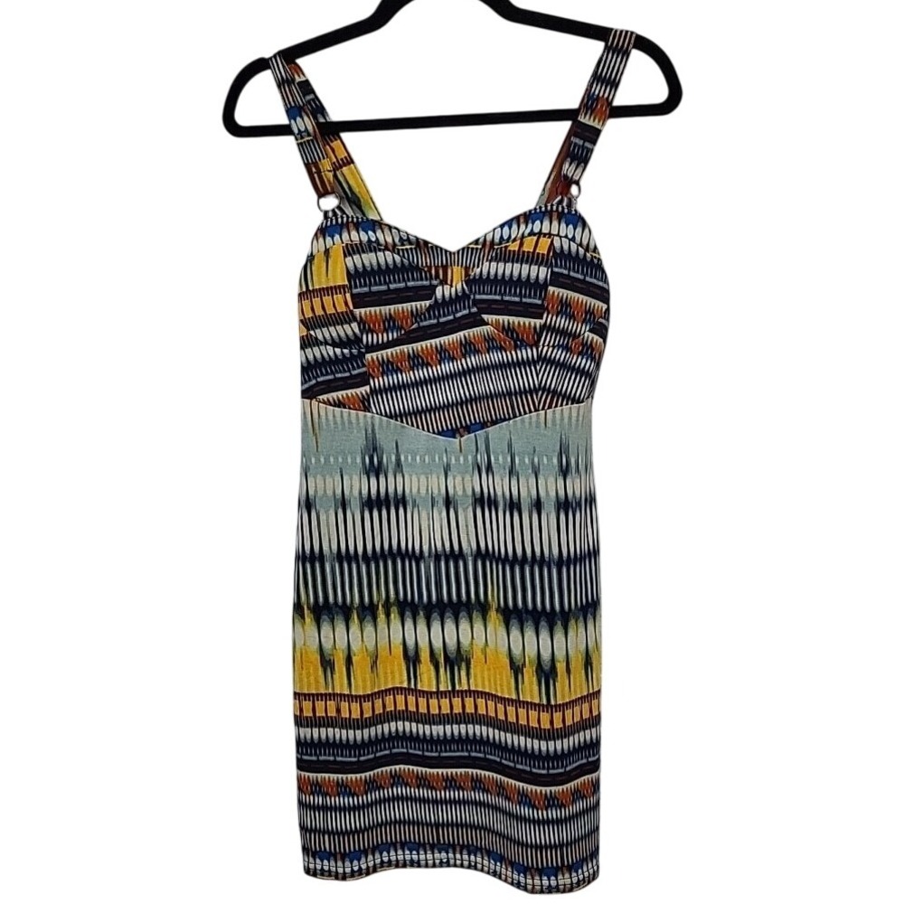 Hot & Delicious Size‎ S Abstract Print Mini Dress Body Con Summer NEW Clubwear
